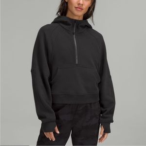 Scuba oversized 1/2 zip black